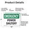 Signmission Power Shutoff, 10 in W x Rectangle, Aluminum OS-2PACK-EM-A-710-L-10347 - alternate 8